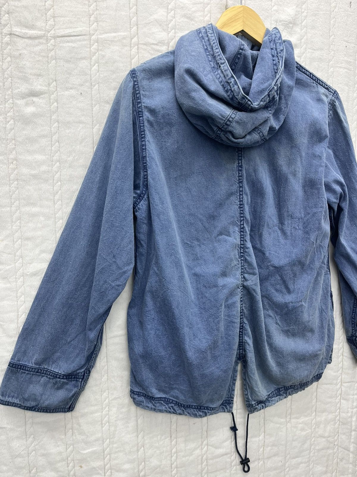Hai Sporting Gear VTG HAI SPORTING GEAR ANORAK DENIM JACKET Size M / US 6-8 / IT 42-44 - 7 Thumbnail