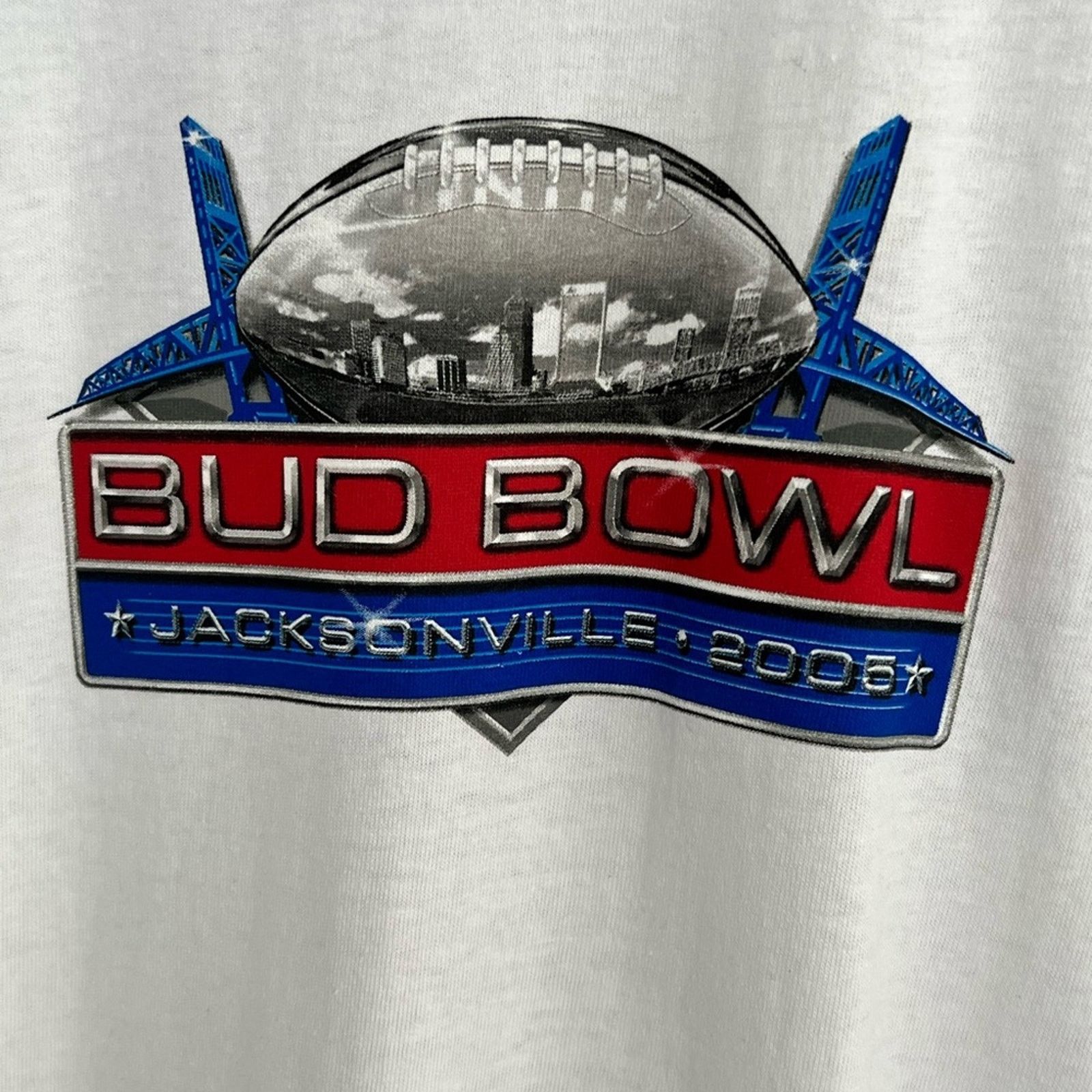 Delta VINTAGE DEADSTOCK 2005 BUD BOWL BUDWEISER SUPER BOWL RINGER Size US XL / EU 56 / 4 - 2 Thumbnail