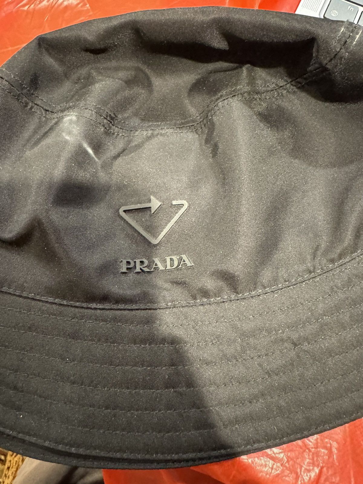 Prada Black Prada Re Nylon Bucket Hat Size ONE SIZE - 5 Thumbnail
