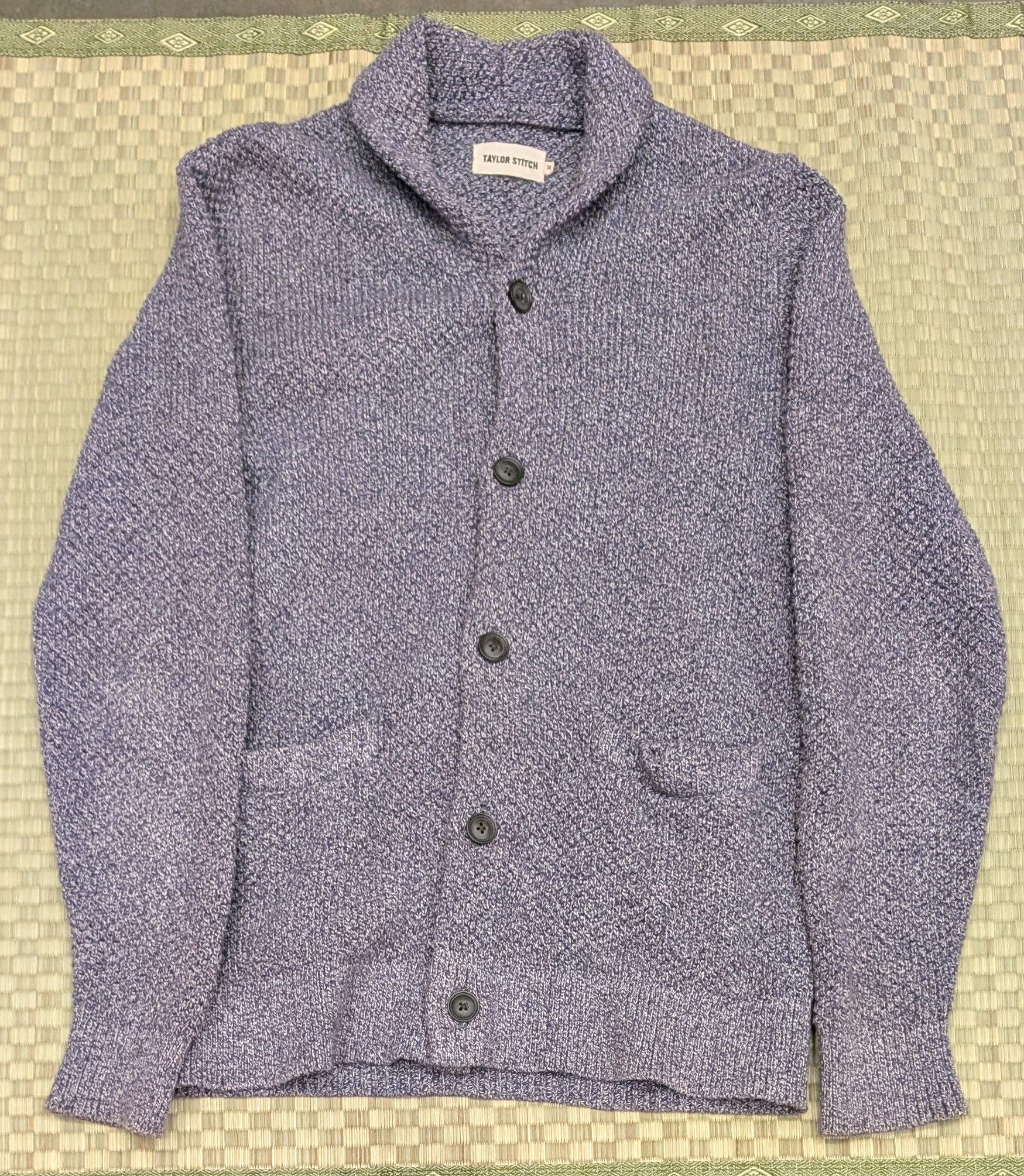 Taylor Stitch The Crawford Sweater in Blue Melange Size 38