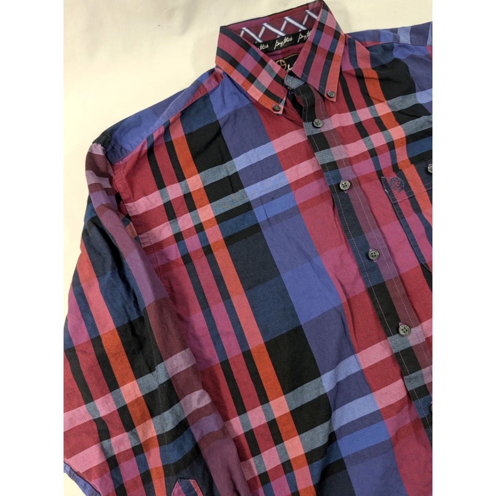 Wrangler Wrangler Shirt Mens M Red George Strait Men Sleeve Plaid Western Button Front Size US M / EU 48-50 / 2 - 2 Thumbnail