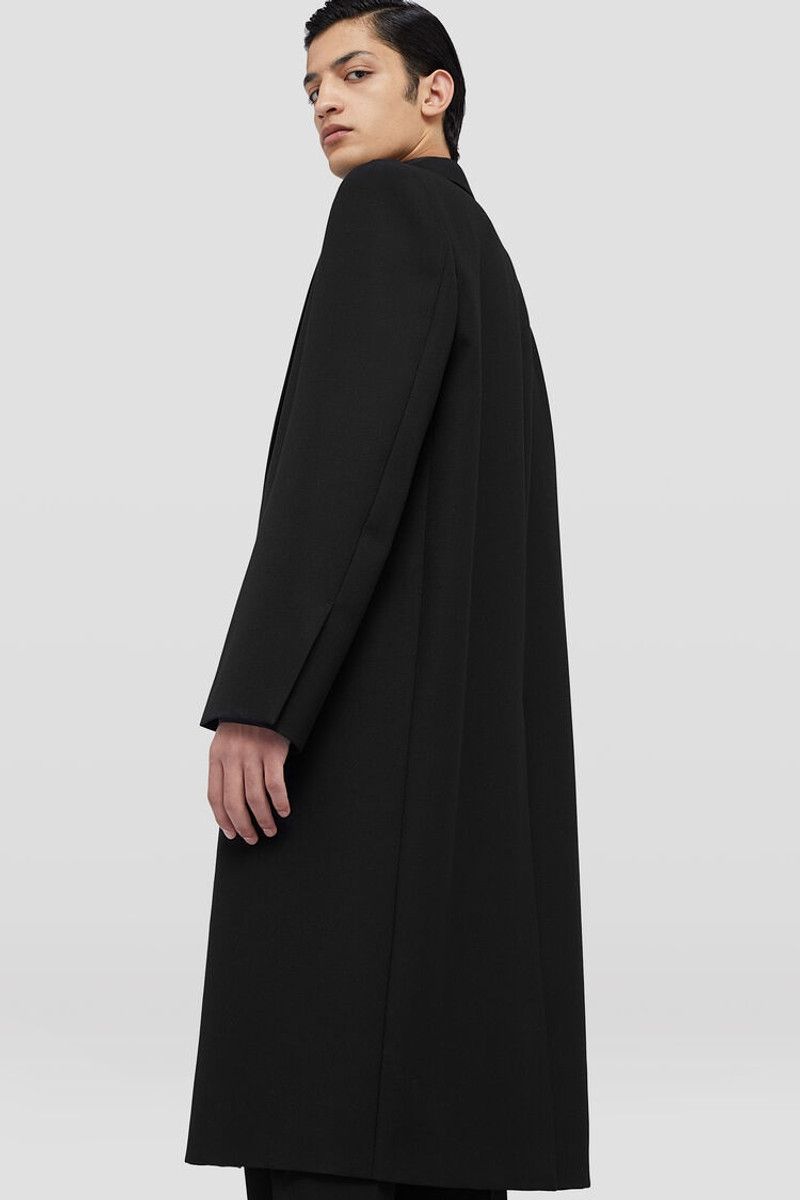 Jil Sander o1loc1c0426 Tailored Coat in Black Size US L / EU 52-54 / 3 - 4 Thumbnail