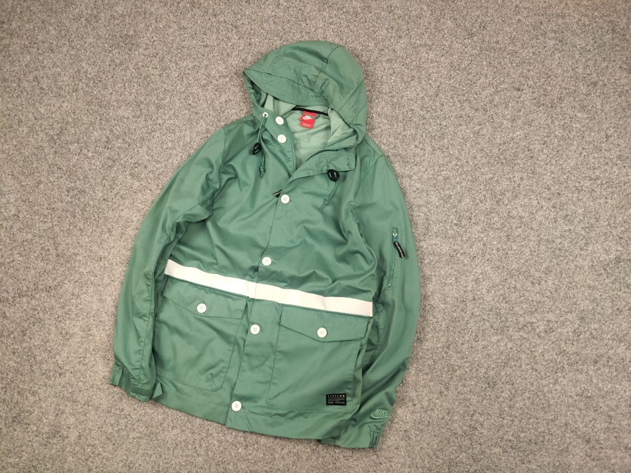 Nike Nike tech gf saturday turquoise Zip Hoodie Canvas Jacket Size US S / EU 44-46 / 1 - 3 Thumbnail
