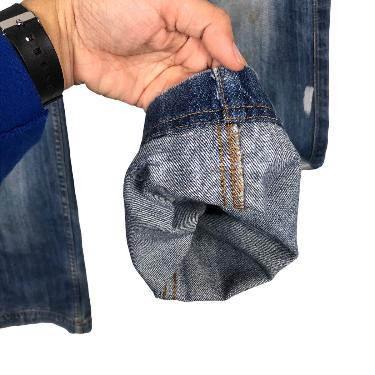Dolce & Gabbana 📌Vintage Distressed Denim Jeans D&G Made in Italy Size US 34 / EU 50 - 16 Thumbnail