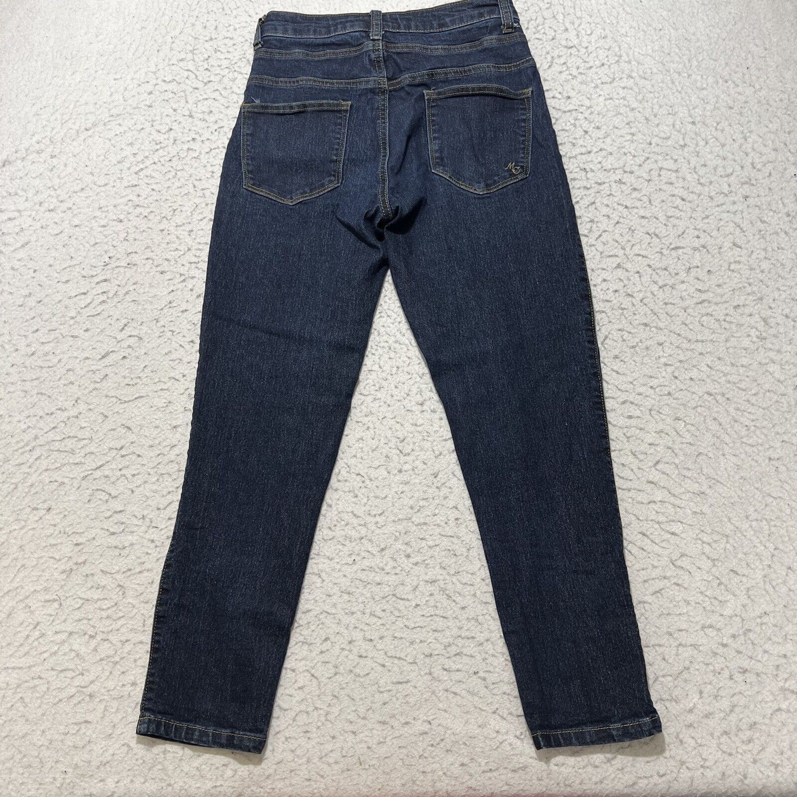 Other ModCloth Denim Straight Ankle Button Fly Navy Jeans 25x25 Size 27" / US 4 / IT 40 - 6 Thumbnail