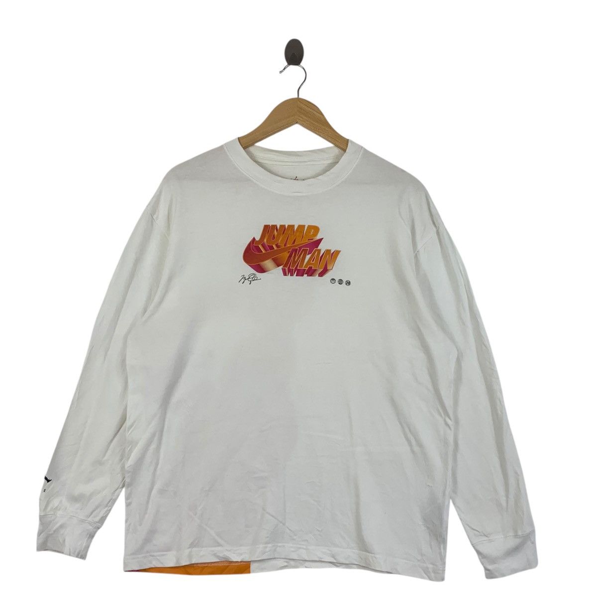 Nike Vintage NIKE AIR JORDAN Michael Jump Man Tee Shirt Top Size US L / EU 52-54 / 3 - 1 Thumbnail