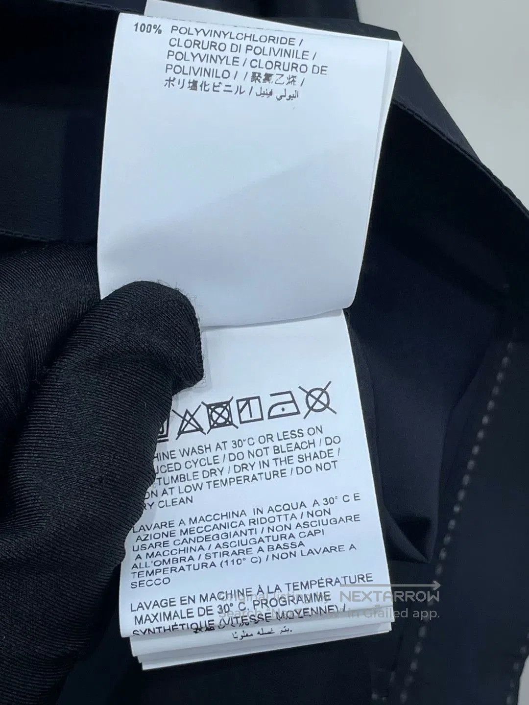 Off-White OFF WHITE Black Letter Trench Coat. Size US XXS / EU 40 - 9 Thumbnail