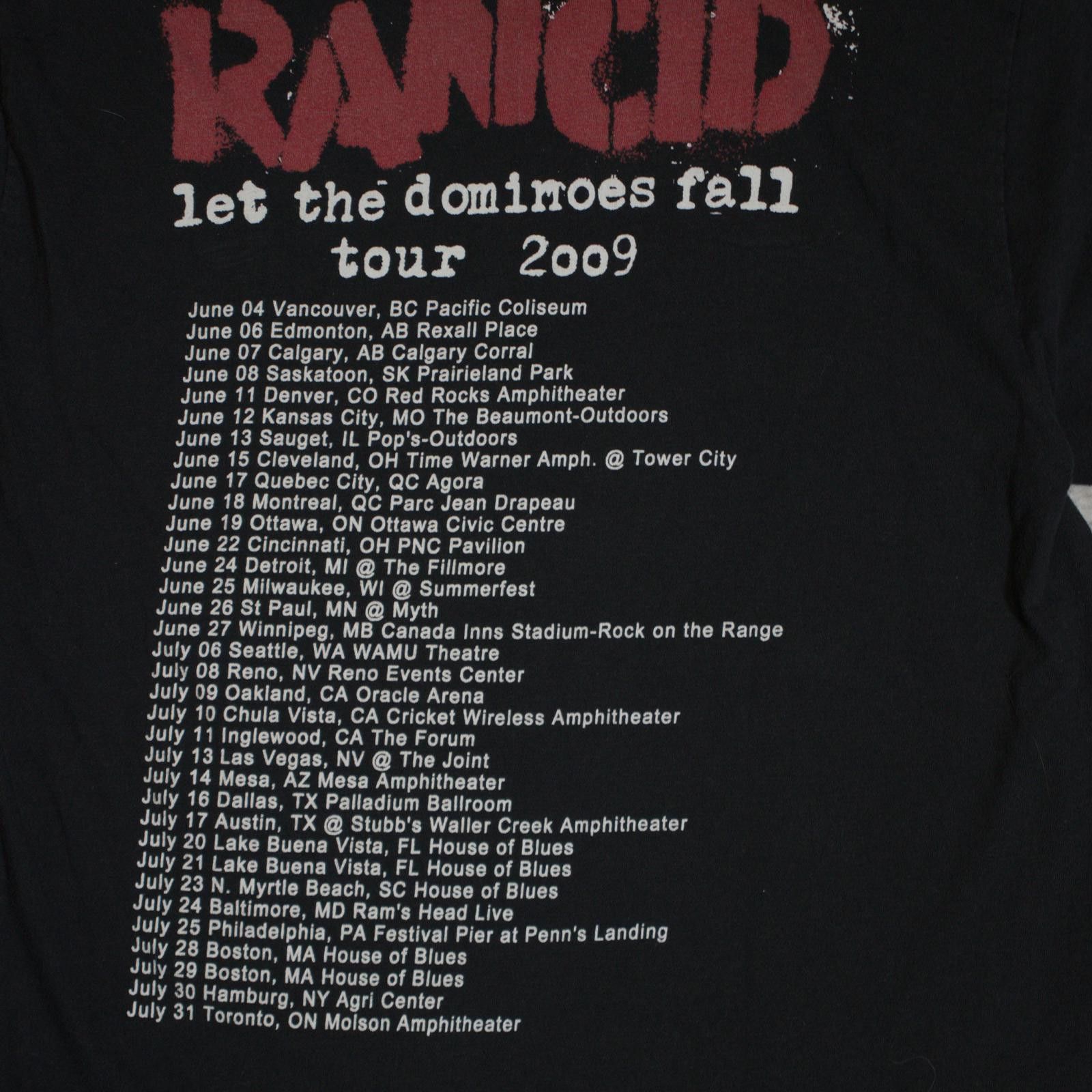 Vintage 2009 Rancid Last One To Die Tee Size US M / EU 48-50 / 2 - 6 Thumbnail