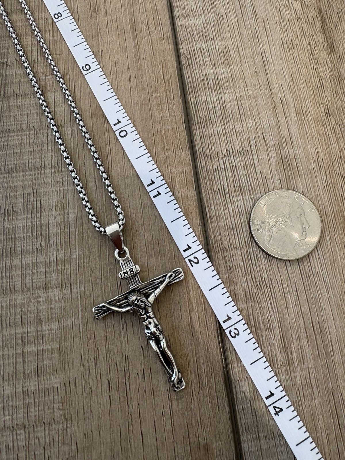 Other Stainless Steel Cross Pendant Size ONE SIZE - 2 Thumbnail