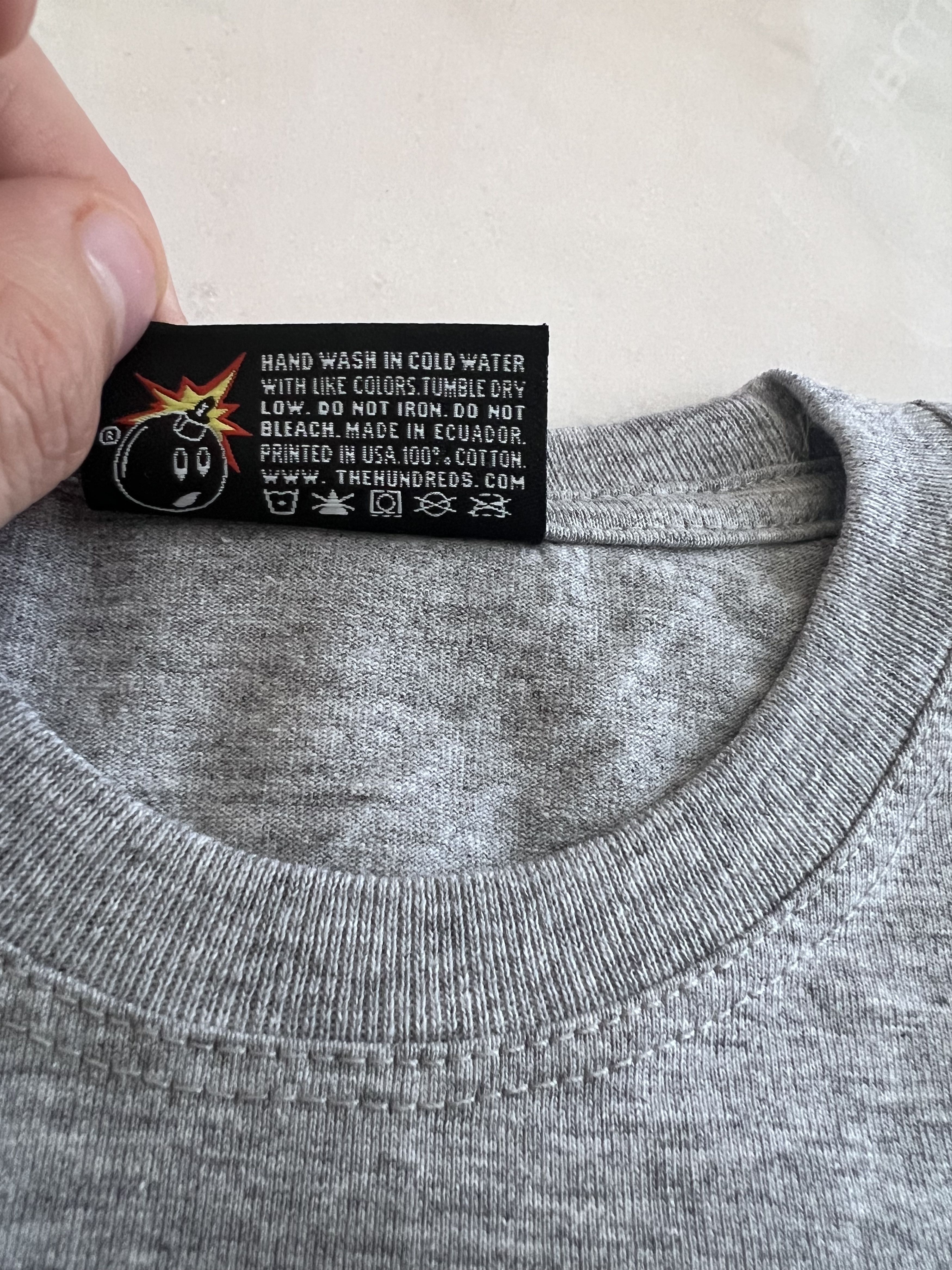The Hundreds The Hundreds Slant Crest Script Logo Gray Size US S / EU 44-46 / 1 - 4 Thumbnail