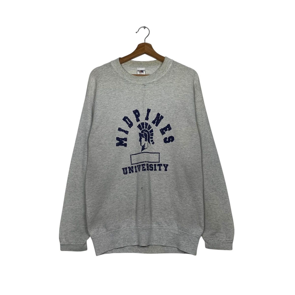 Vintage Vintage 80s Midpines University Crewneck Sweatshirt Size US M / EU 48-50 / 2 - 1 Thumbnail