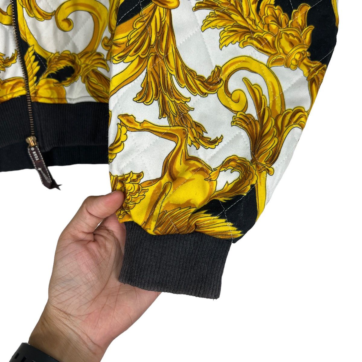 Japanese Brand 🔥 VINTAGE BAROQUE BOMBER JACKET Size US S / EU 44-46 / 1 - 14 Thumbnail