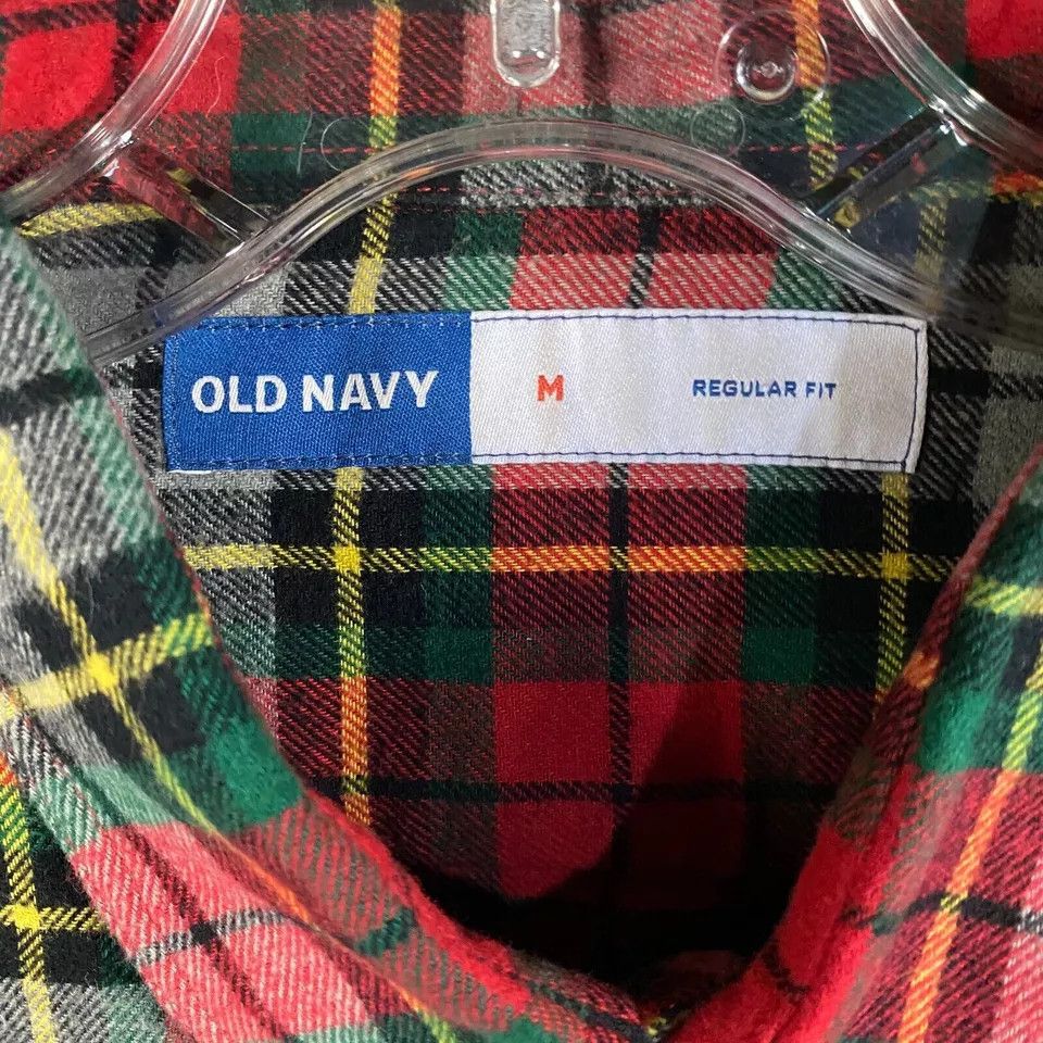 Old Navy Old Navy Flannel Shirt Men's Medium Plaid Regular Fit Size US M / EU 48-50 / 2 - 3 Thumbnail