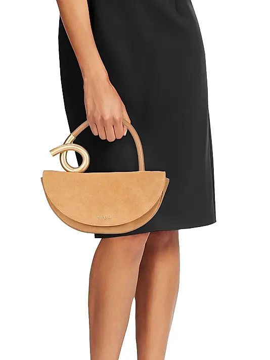 Cult Gaia os11x0326 Size: OS / Azariah Half-Moon Suede Top-Handle Bag Size ONE SIZE - 2 Thumbnail