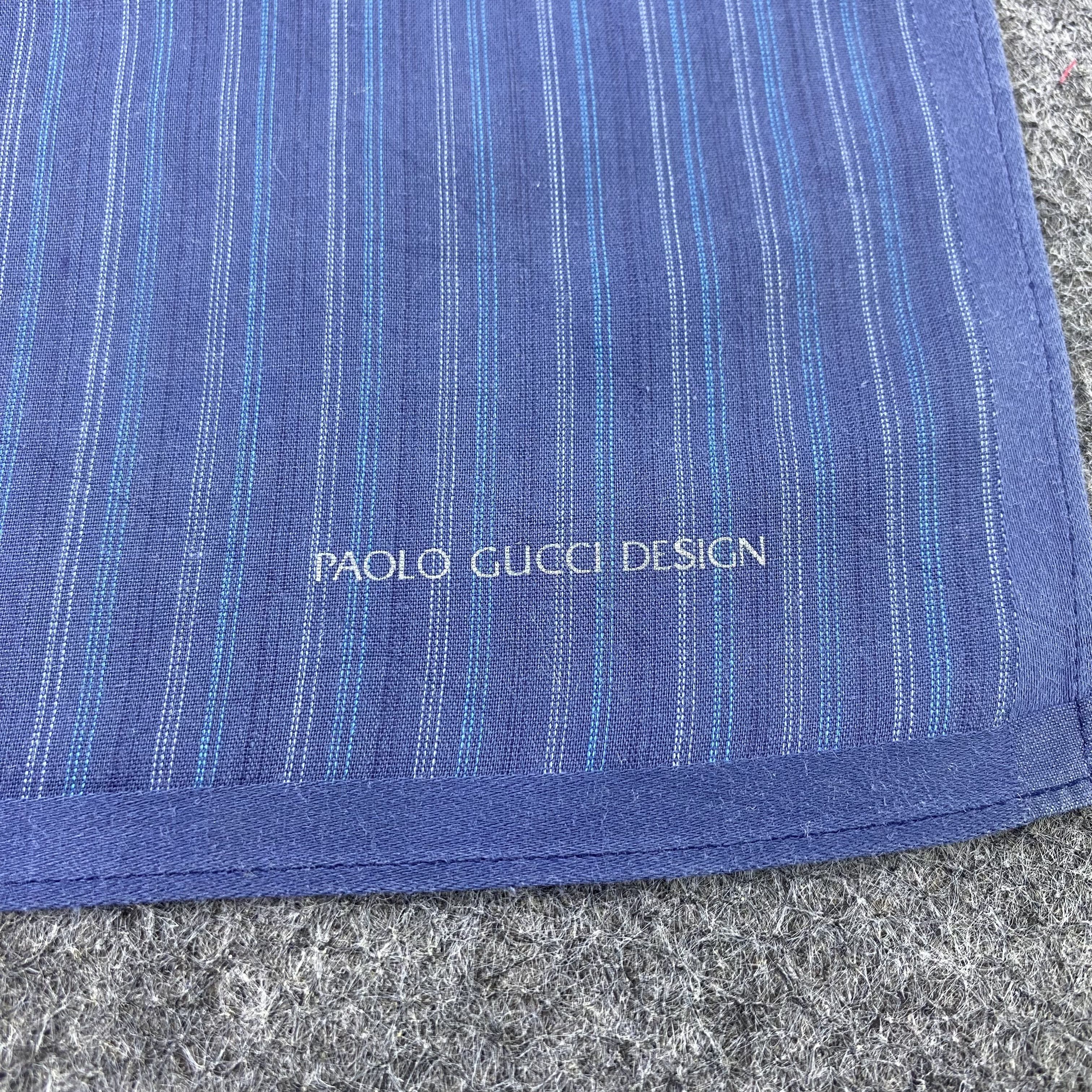 Paolo Gucci Paolo Gucci Handkerchief Neckerchief Bandana-B1993 Size ONE SIZE - 7 Thumbnail