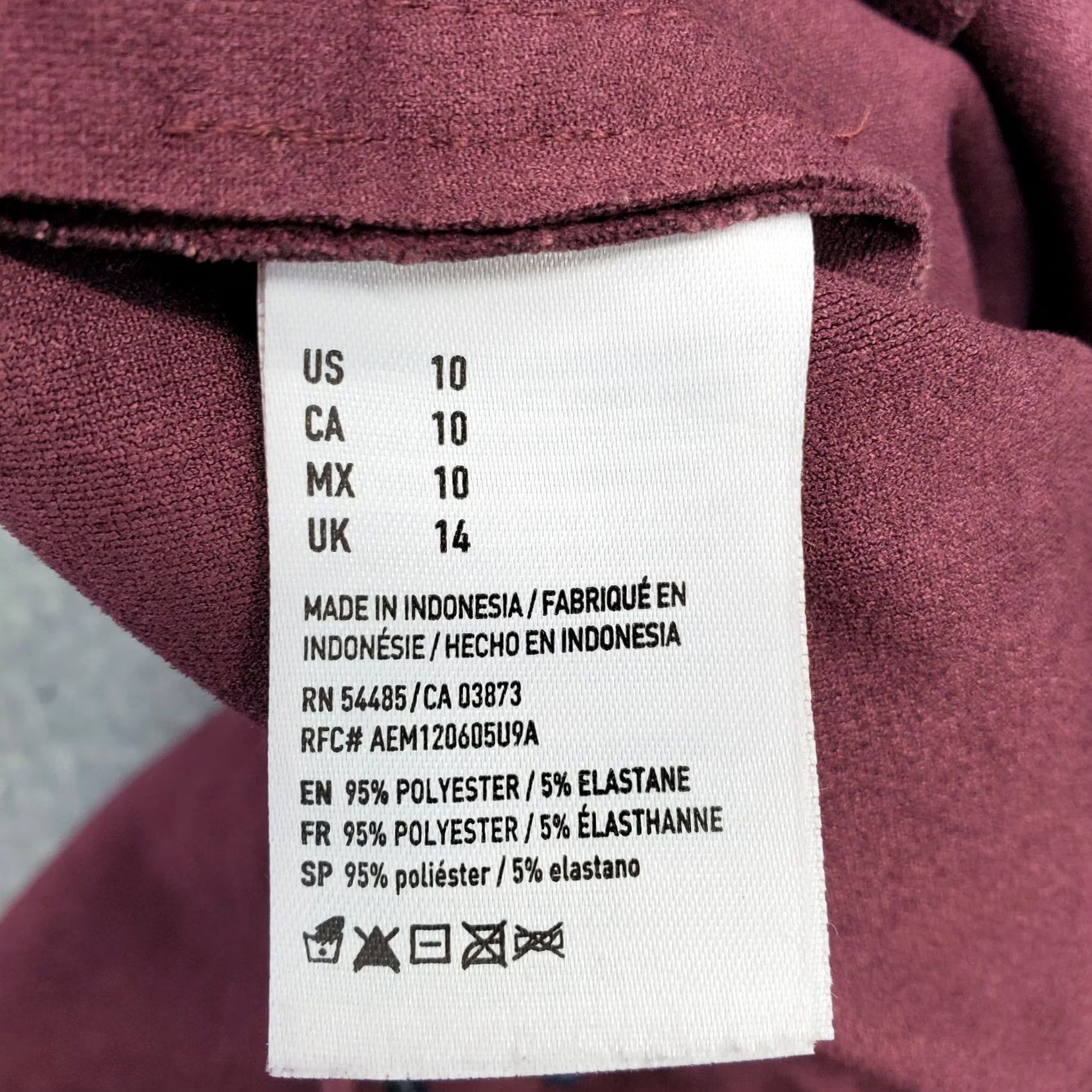 American Eagle Outfitters American Eagle Outfitters Mini Skirt Womens Size 10 Burgundy Snap Front Casual Chic Size 32" / US 10 / IT 46 - 7 Thumbnail