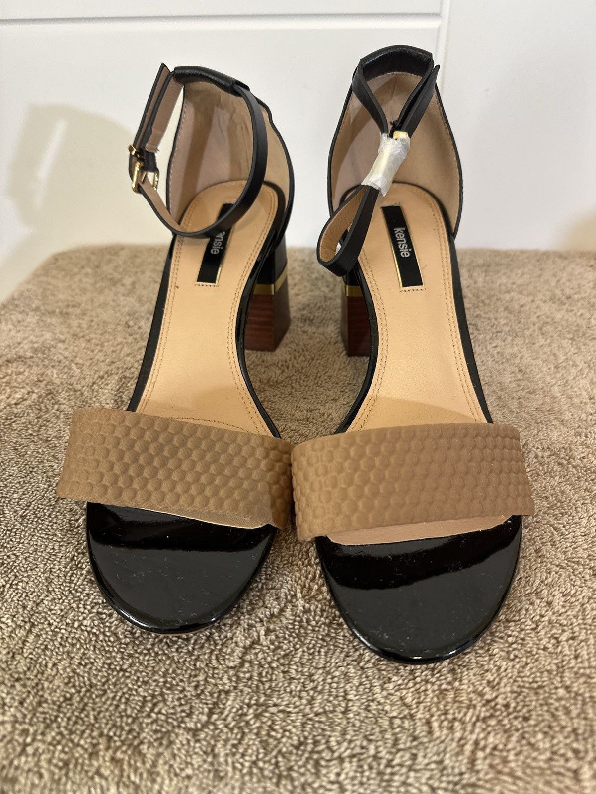 Other Kensie Estan Ankle Strap Block Heel Dress Sndals Size US 9 / IT 39 - 3 Thumbnail