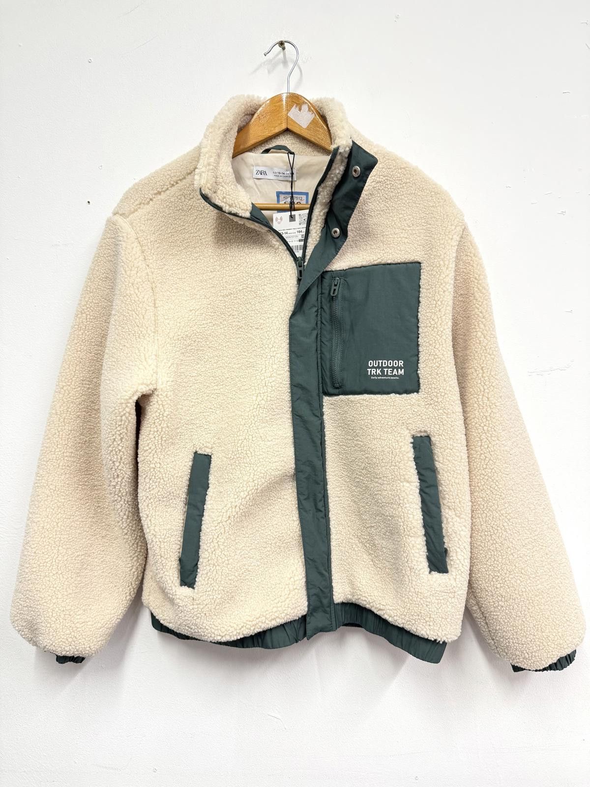 Zara Zara Outdoor TRK Team Sherpa Fleece Jacket Size ONE SIZE - 1 Thumbnail
