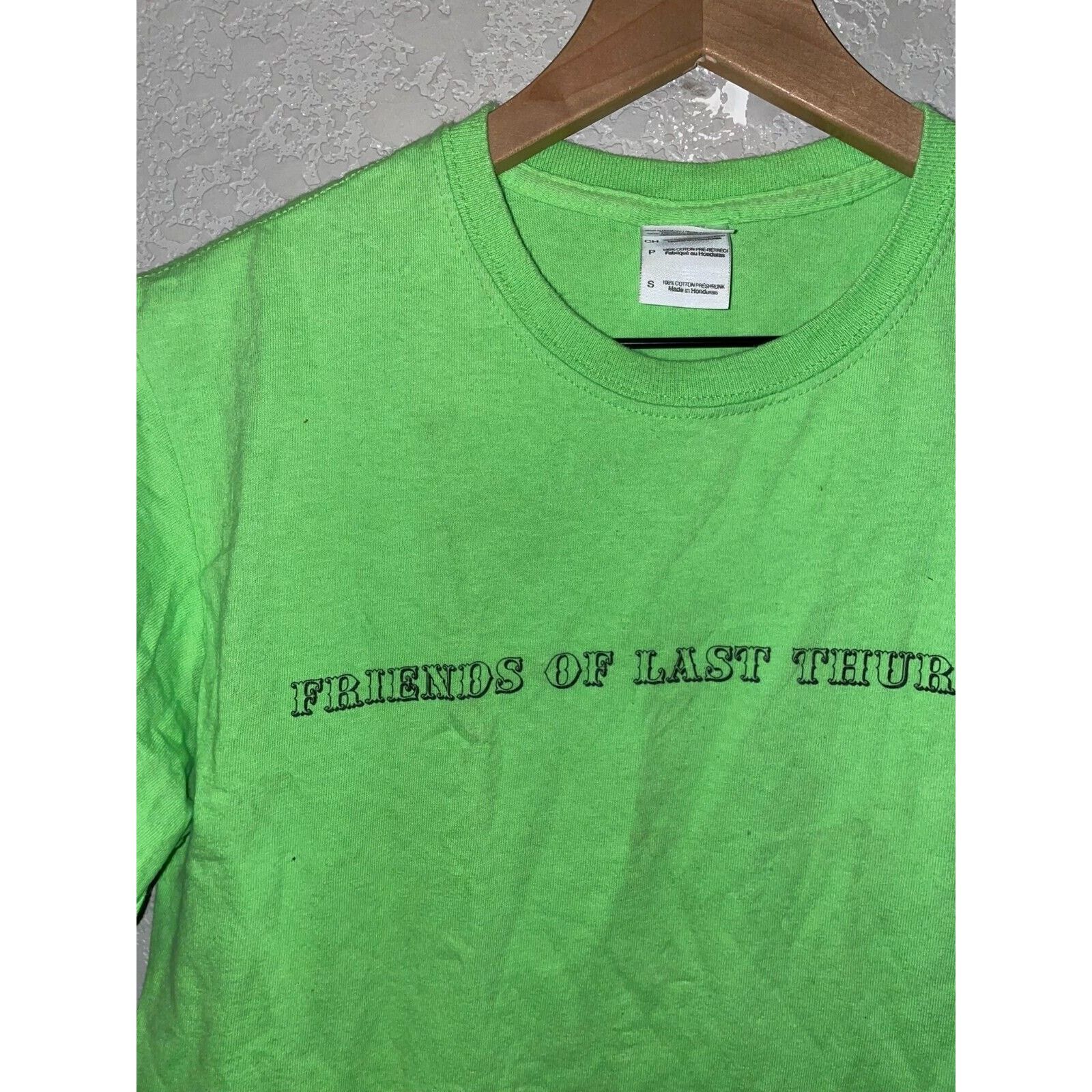 Gildan Friends Of Last Thursday Shirt Volunteer Green Tee Y2K Small Size US S / EU 44-46 / 1 - 2 Thumbnail
