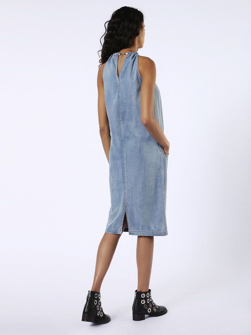 Diesel Diesel de-pruit dress midi jeans denim Size M / US 6-8 / IT 42-44 - 5 Thumbnail