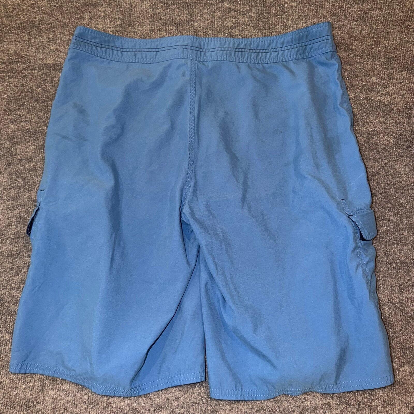 Hurley Hurley Blue Board Shorts Surf Trunks Mens L/XL Vintage Y2K Size US 36 / EU 52 - 5 Thumbnail
