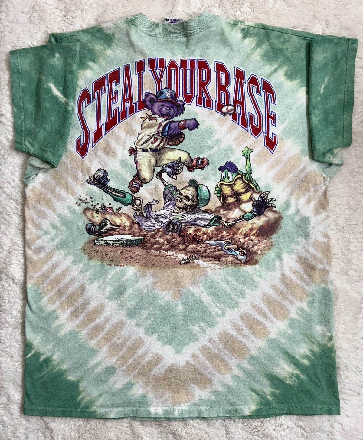 Grateful Dead Vintage 1997 grateful dead steal your base t shirt Size US XL / EU 56 / 4 - 4 Thumbnail