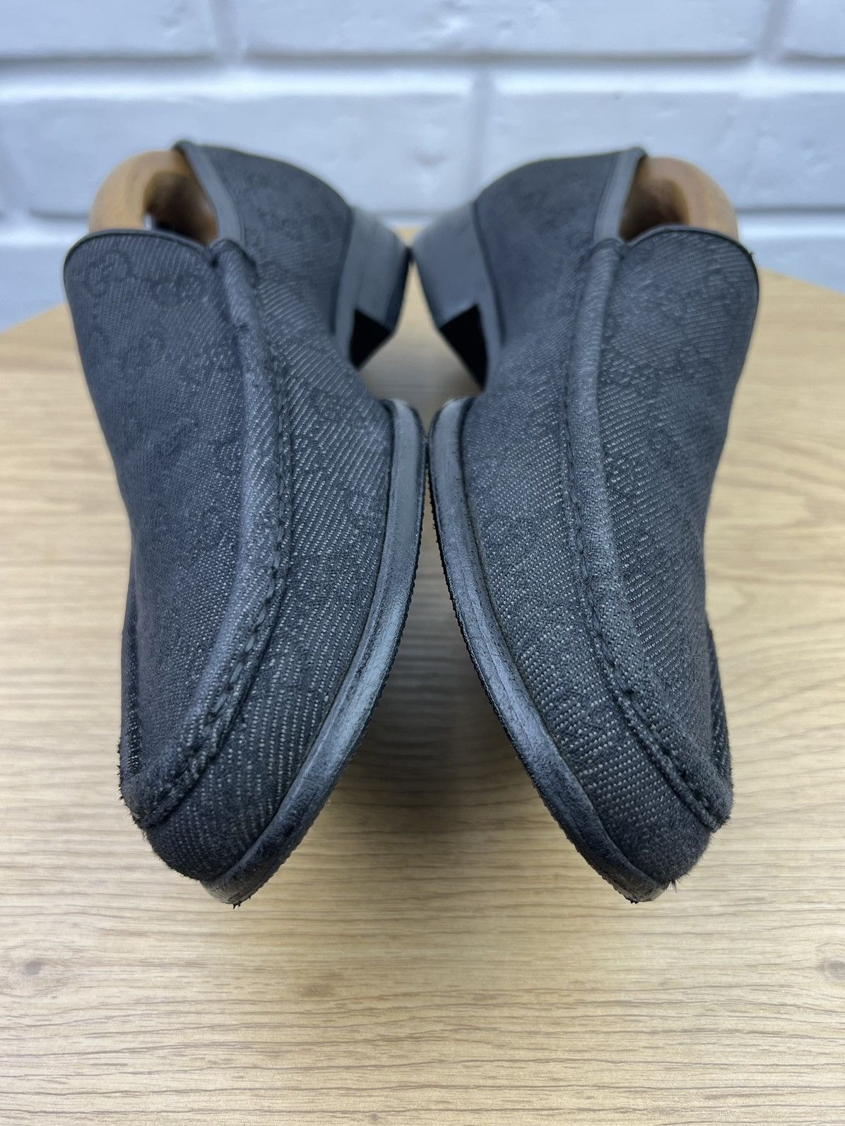 Gucci GUCCI Loafers Leather Shoes Jordaan GG Monogram Canvas Size US 9 / EU 42 - 6 Thumbnail