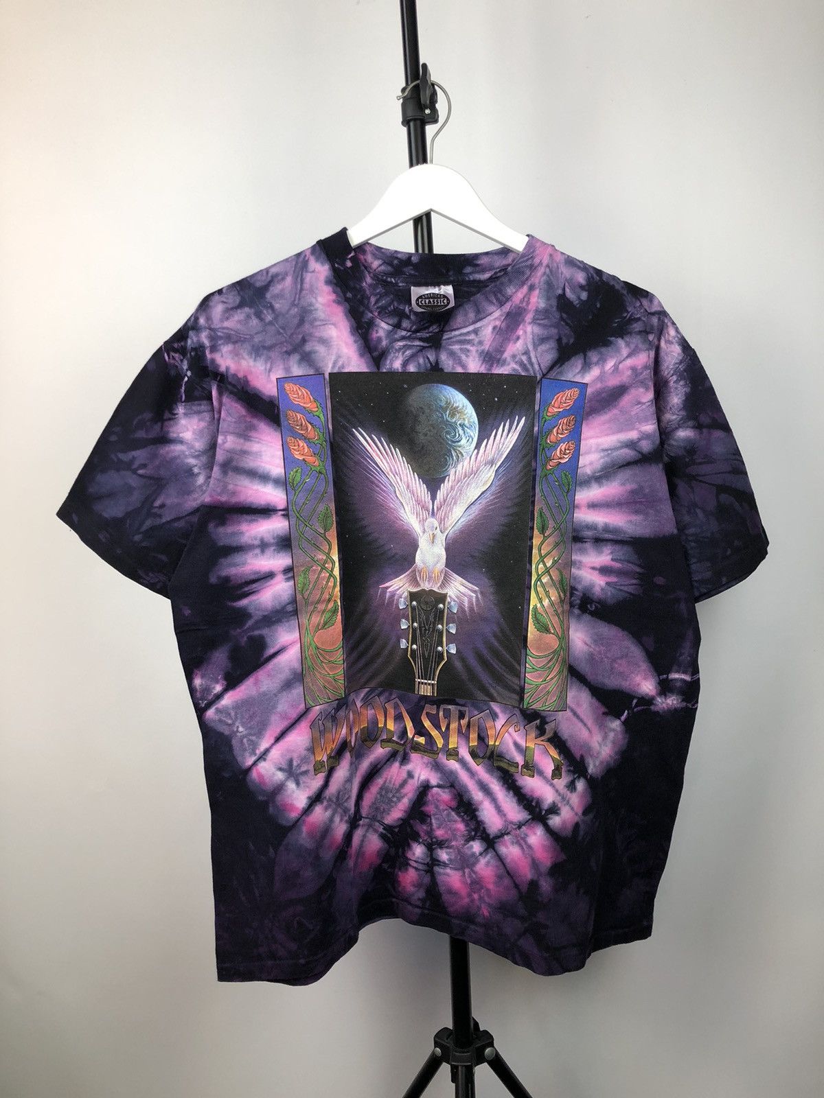 Band Tees Vintage Tie Die 1988 WoodStock Music Festival Band Tee Size US XL / EU 56 / 4 - 1 Thumbnail
