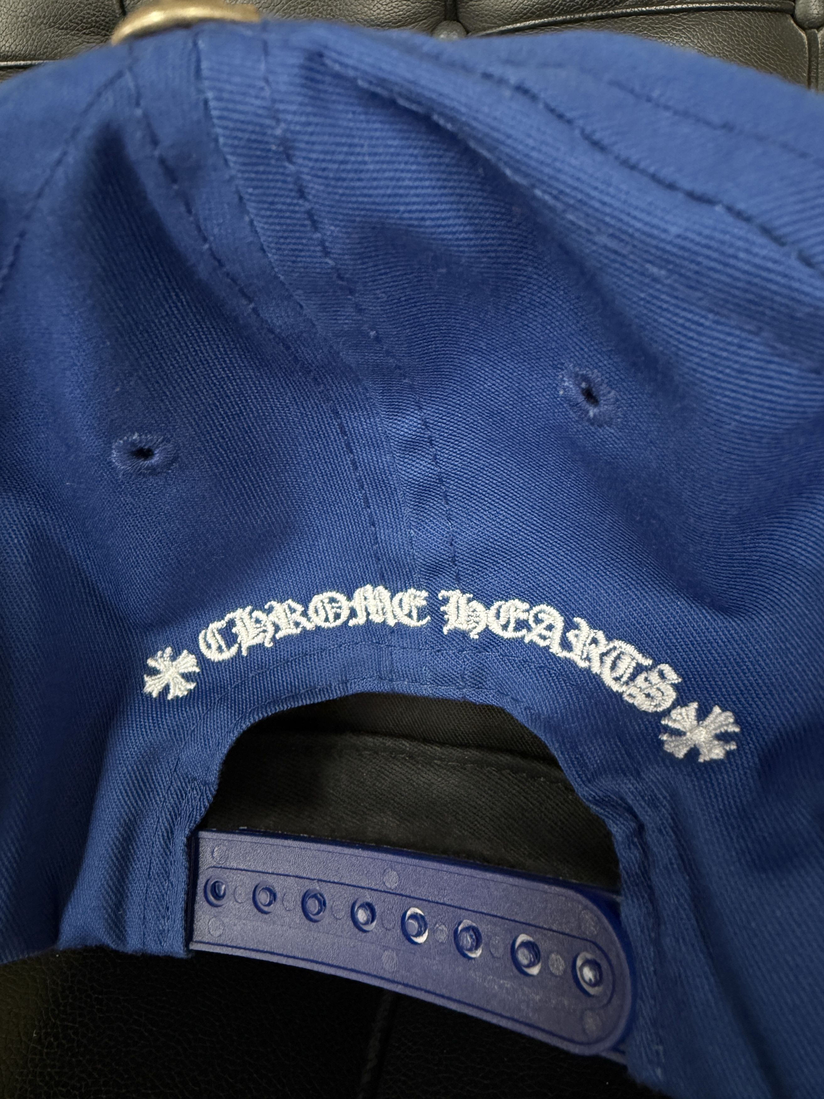 Chrome Hearts Chrome Hearts Blue CH Trucker Hat Size ONE SIZE - 5 Thumbnail