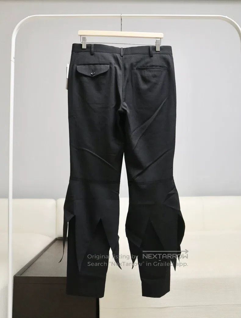 Comme des Garcons Comme Des Garcons size M Black wool trim long pants Size US 27 - 2 Thumbnail