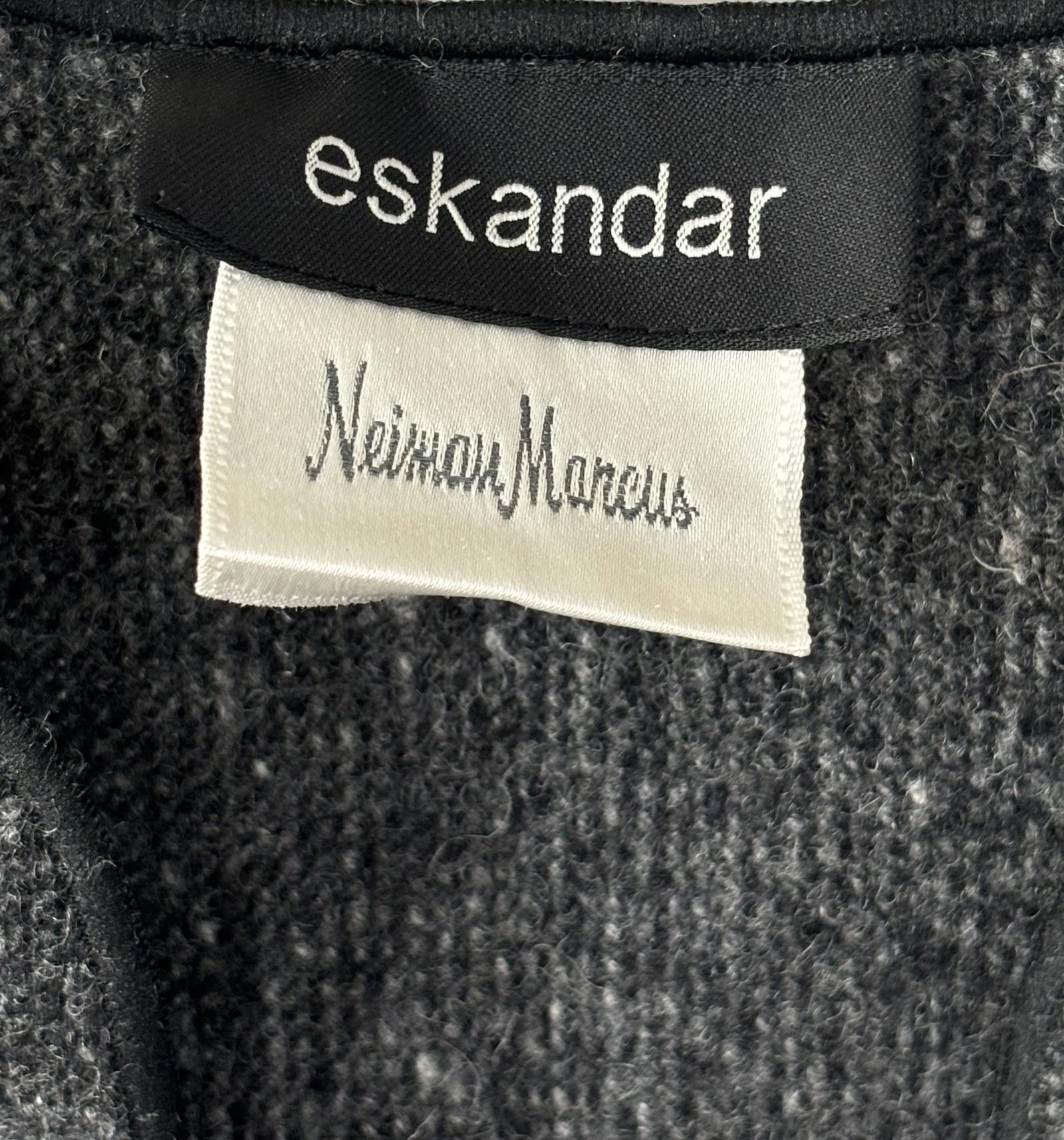 Designer Eskandar Neiman Marcus Wool Gray Vest One Size Open Front Size US M / EU 48-50 / 2 - 3 Thumbnail