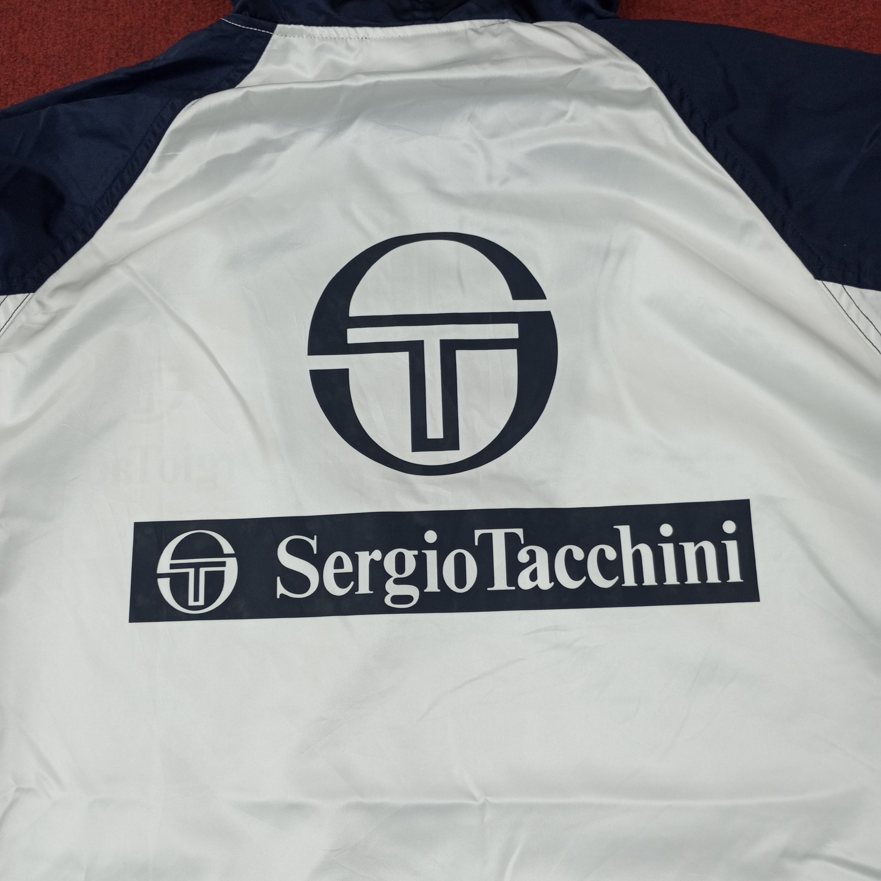 Sergio Tacchini Sergio Tacchini Logo Spellout Windbreaker Jacket c238n10 Size US XL / EU 56 / 4 - 2 Thumbnail