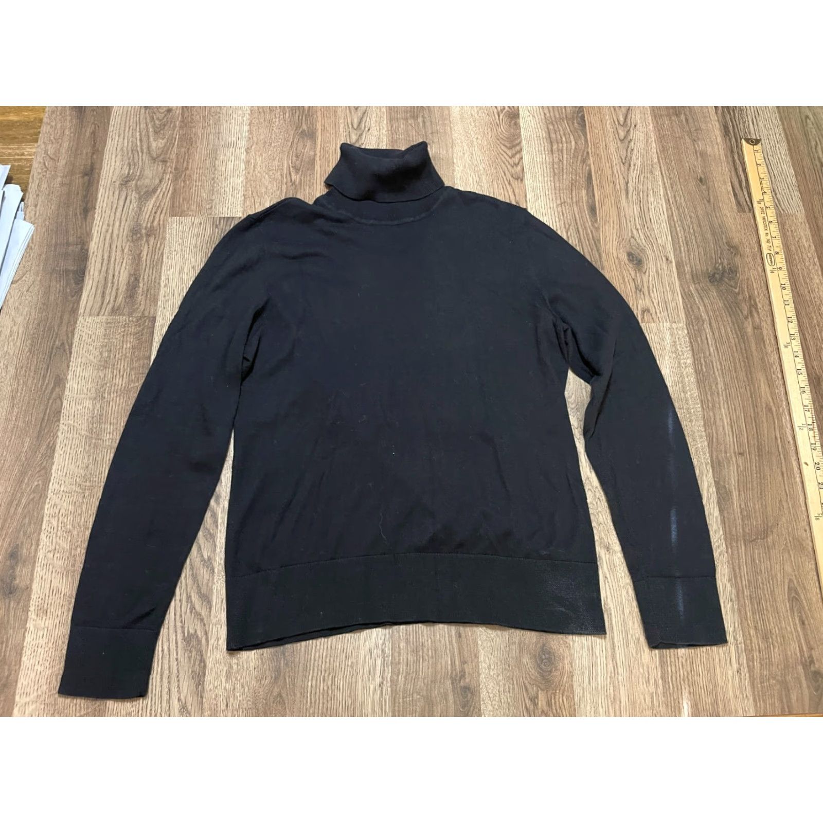Chaps Chaps Sweater Black Pullover Turtleneck Classics Women's Large L Shirt? Wait. Size L / US 10 / IT 46 - 2 Thumbnail