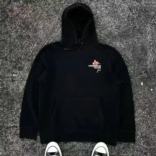 VIBE Street Vintage Hip Hop Floral Print Hooded Sweatshirt Size US M / EU 48-50 / 2 - 4 Thumbnail