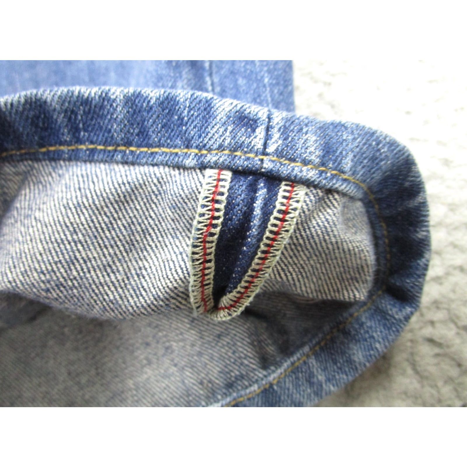 Polo Ralph Lauren Polo Ralph Lauren Jeans Mens 32x30 Blue Selvedge Redline Honeycomb Whiskering Size US XS / EU 42 / 0 - 6 Thumbnail