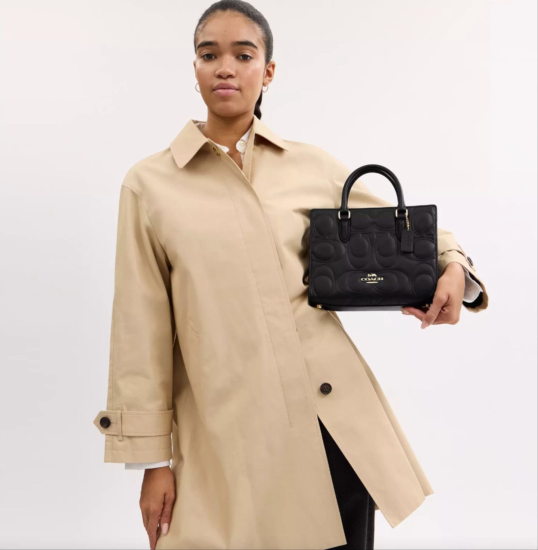 Coach NWT Coach Maggie Small Tote Bag In Signature Leather CY670 Size ONE SIZE - 4 Thumbnail