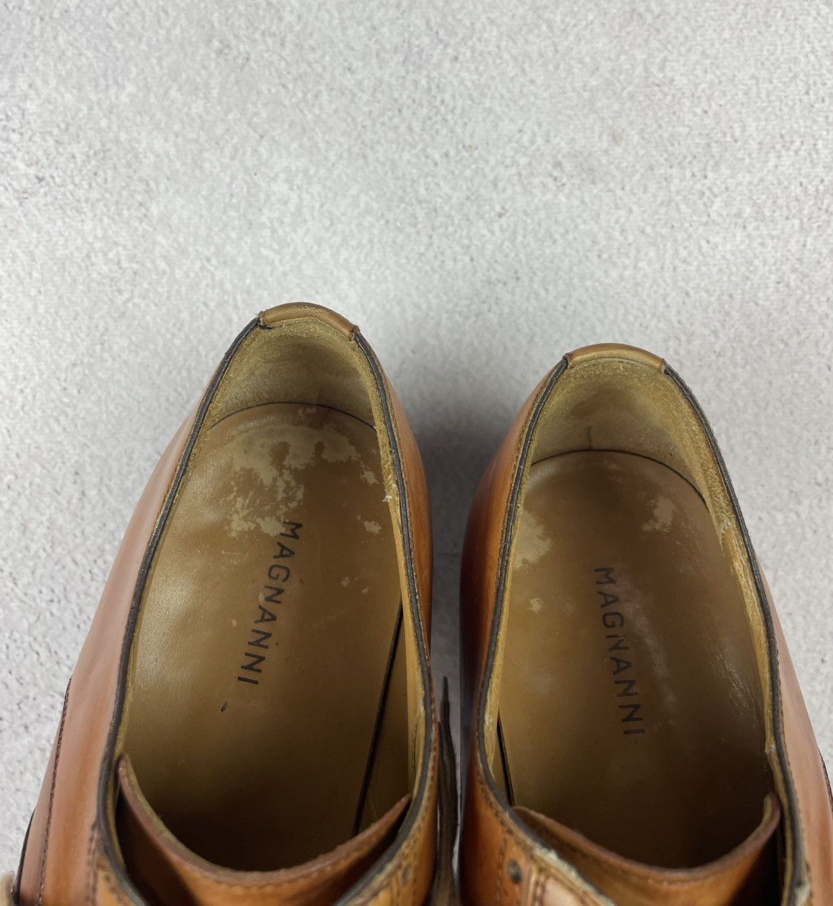 Magnanni Magnanni Brown Leather Oxford Dress Shoes EU 42 US 9M Size US 9 / EU 42 - 15 Thumbnail
