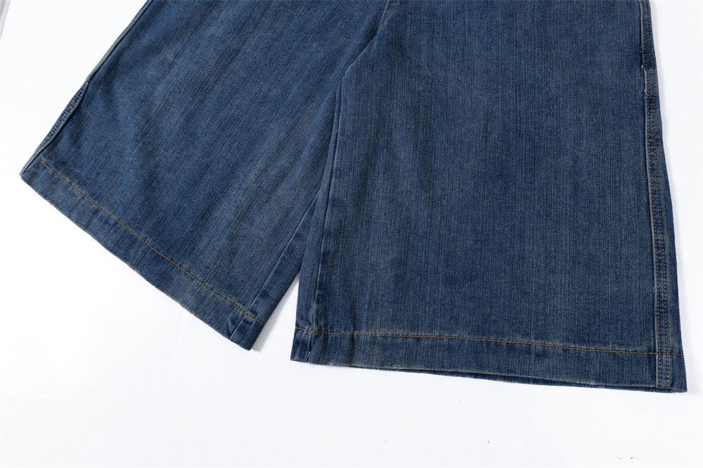 Japanese Brand × Jean Men's punk cargo casual loose washed denim shorts y2k Size US 32 / EU 48 - 6 Thumbnail