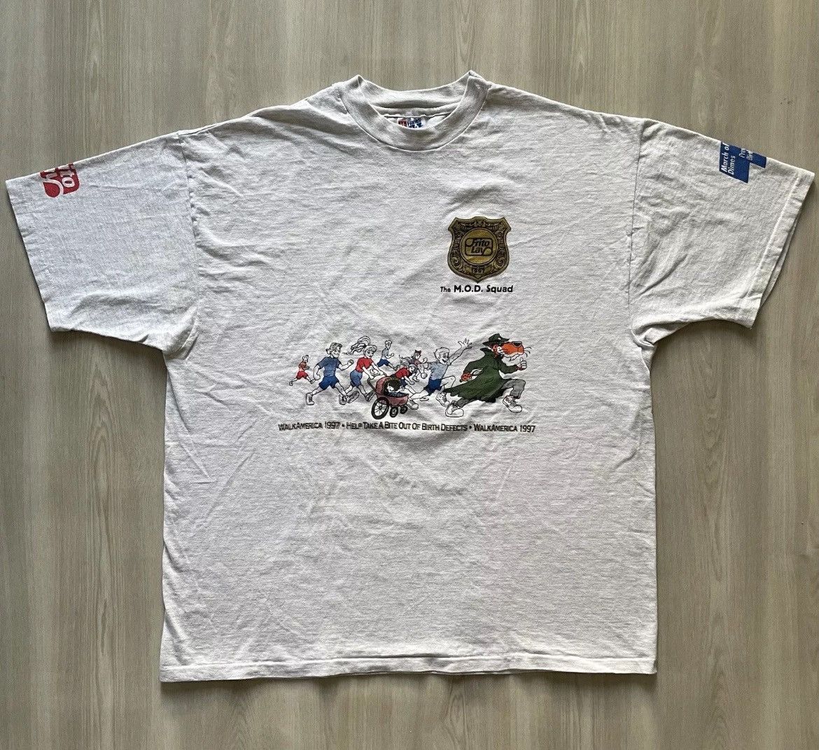 Rap Tees × Vintage Rare 90s Frito Lay Chester Cheetah Drug Awareness Mens 2XL Size US XXL / EU 58 / 5 - 3 Thumbnail