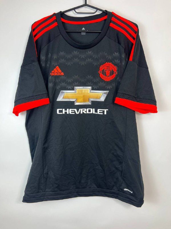 Adidas Manchester United 2015-2016 Third Soccer Adidas shirt Sz L Size US L / EU 52-54 / 3 - 1 Thumbnail