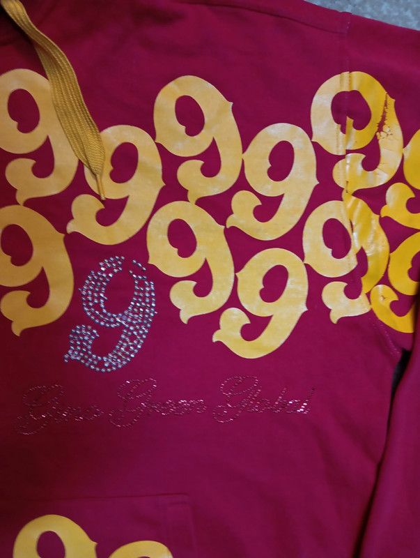 gino green global red hoodie