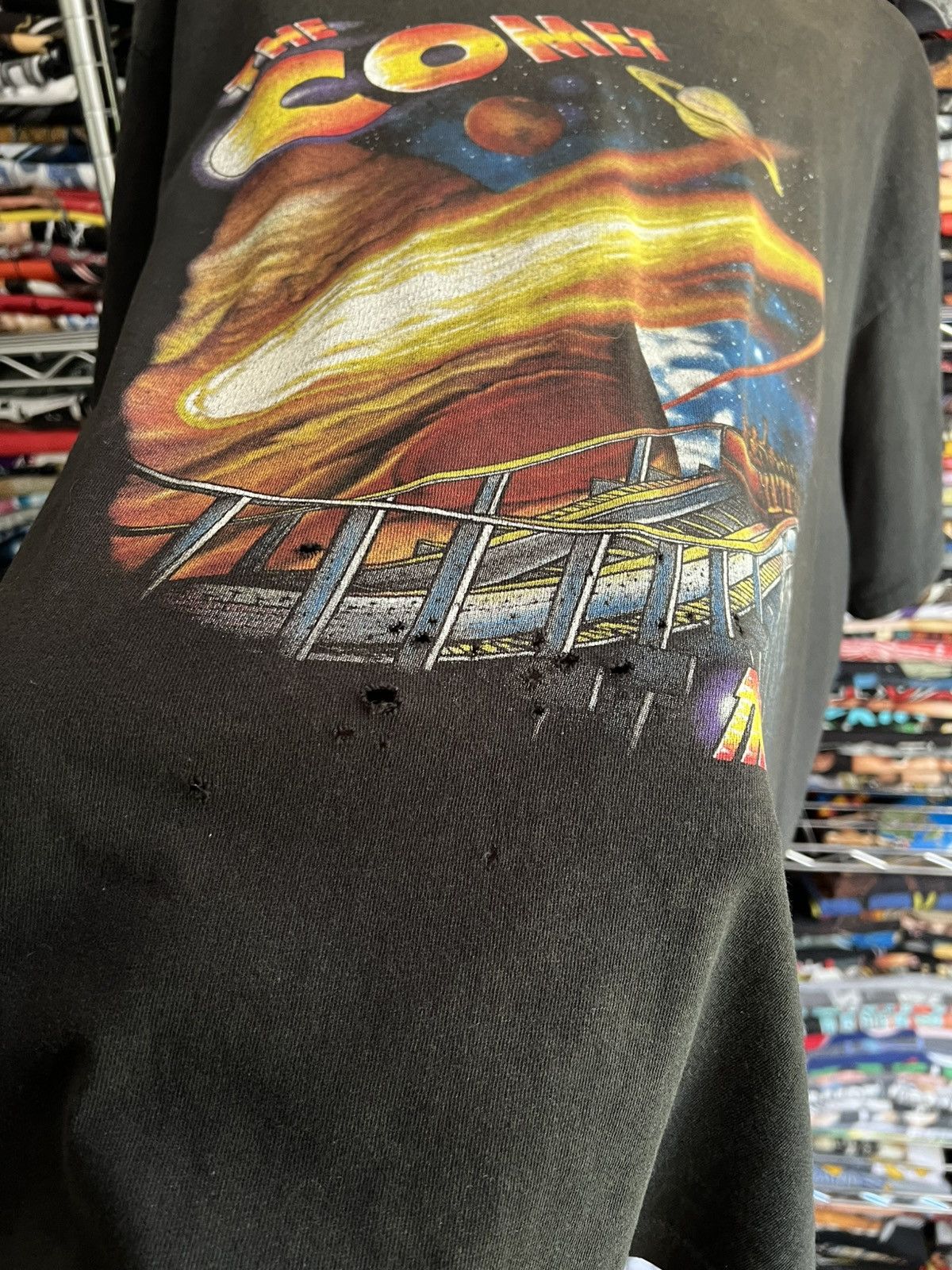Universal Studios 90s The Great Escape The Comet Rollercoaster Tee Size US L / EU 52-54 / 3 - 2 Thumbnail