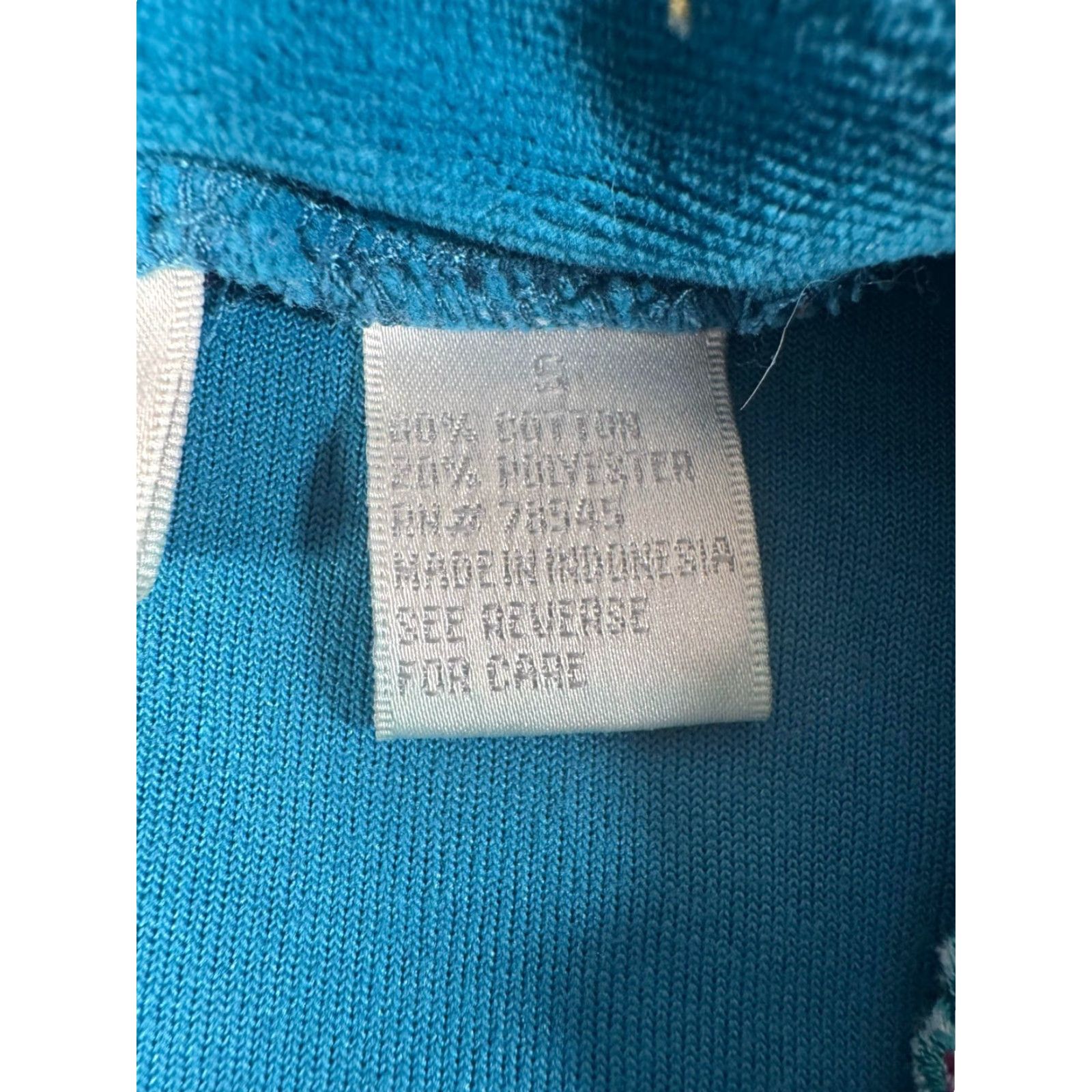 Architect VINTAGE 90s Y2K Velvet Jacket Small Embroidered Cottagecore Grandmacore Women's Regular Blue Velour Full Zip Jacket Size S / US 4 / IT 40 - 5 Thumbnail