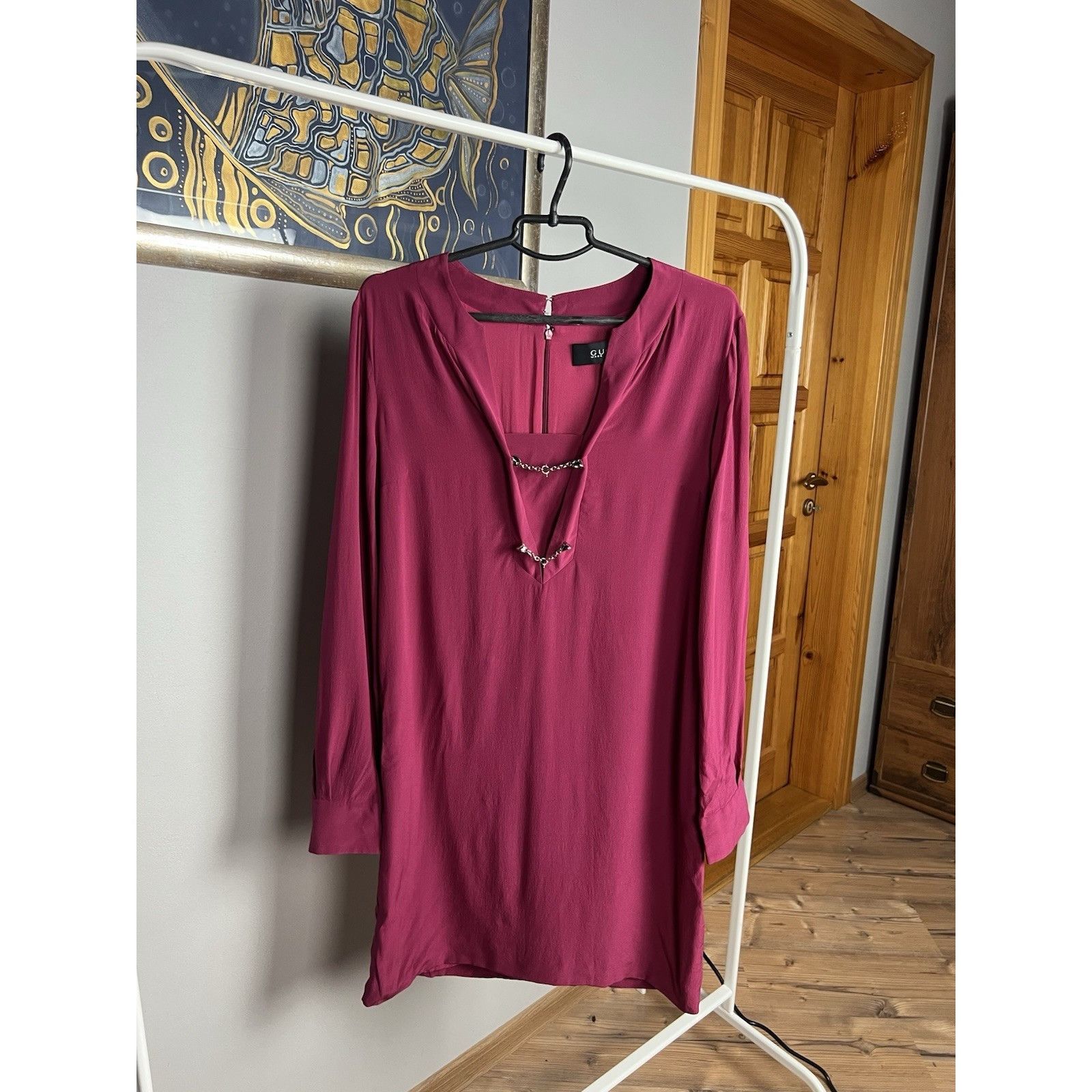 Gucci Gucci CREPE DE CHINE Silk Longsleeve Dress Size 44 Size M / US 6-8 / IT 42-44 - 7 Thumbnail