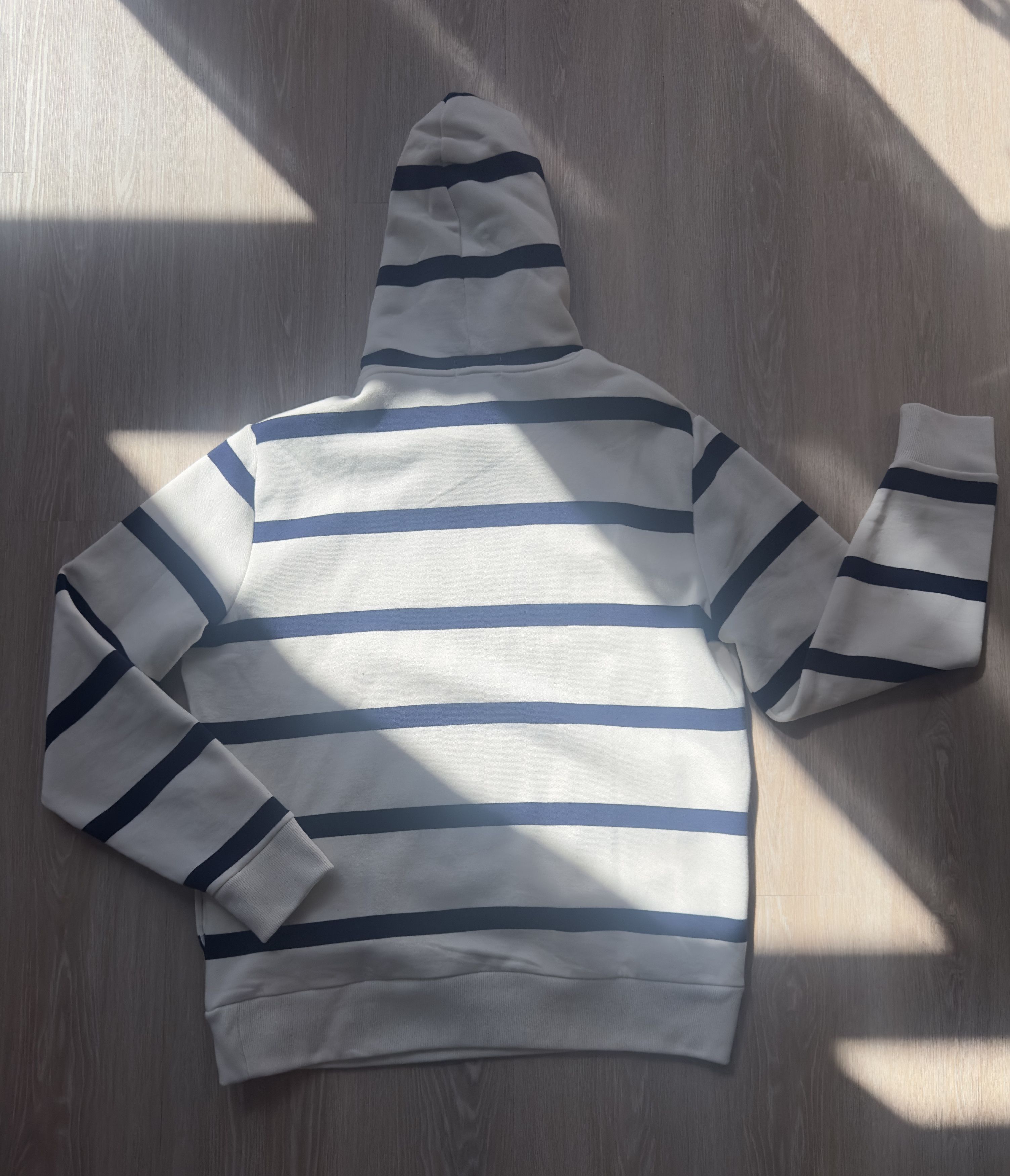 Polo Ralph Lauren Polo Ralph Lauren Logo Striped Fleece Hoodie Size US L / EU 52-54 / 3 - 4 Thumbnail