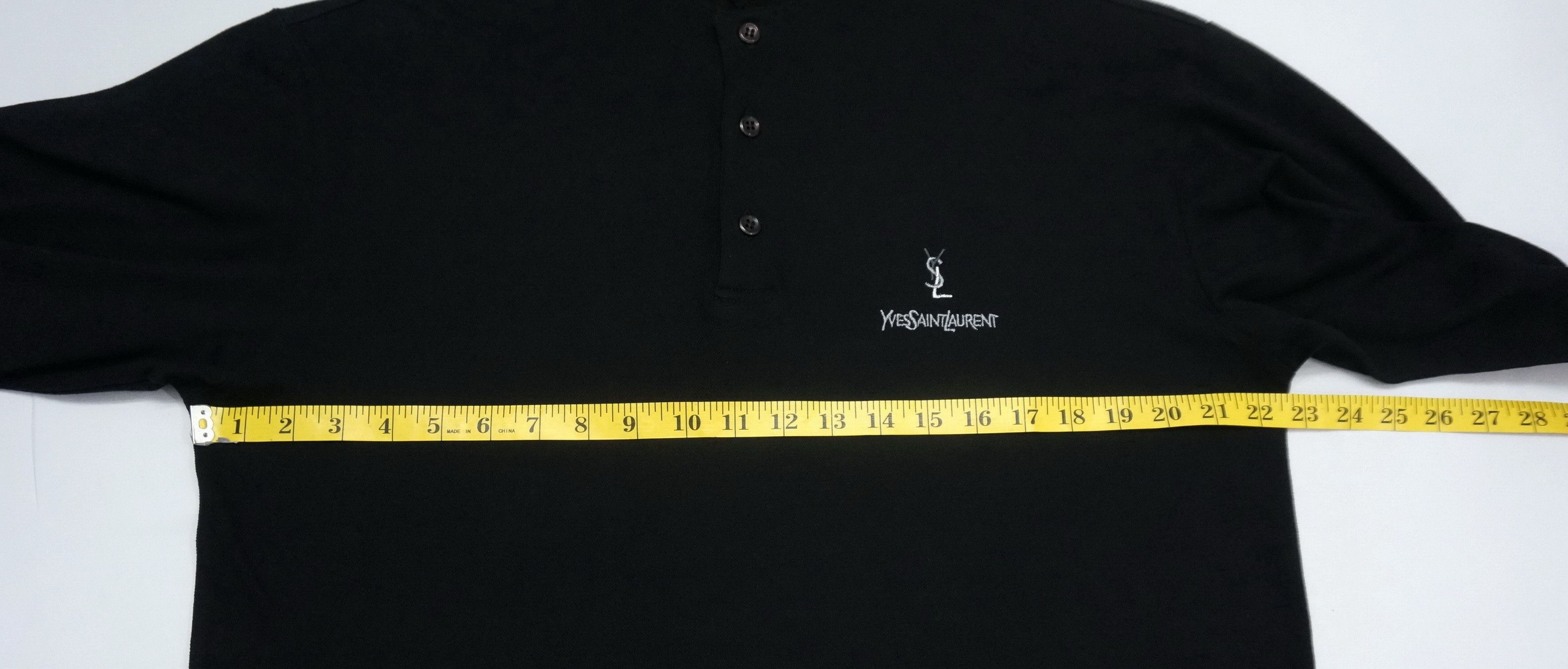 Vintage Vintage YSL Polo Long Sleeve Shirt Size US M / EU 48-50 / 2 - 5 Thumbnail