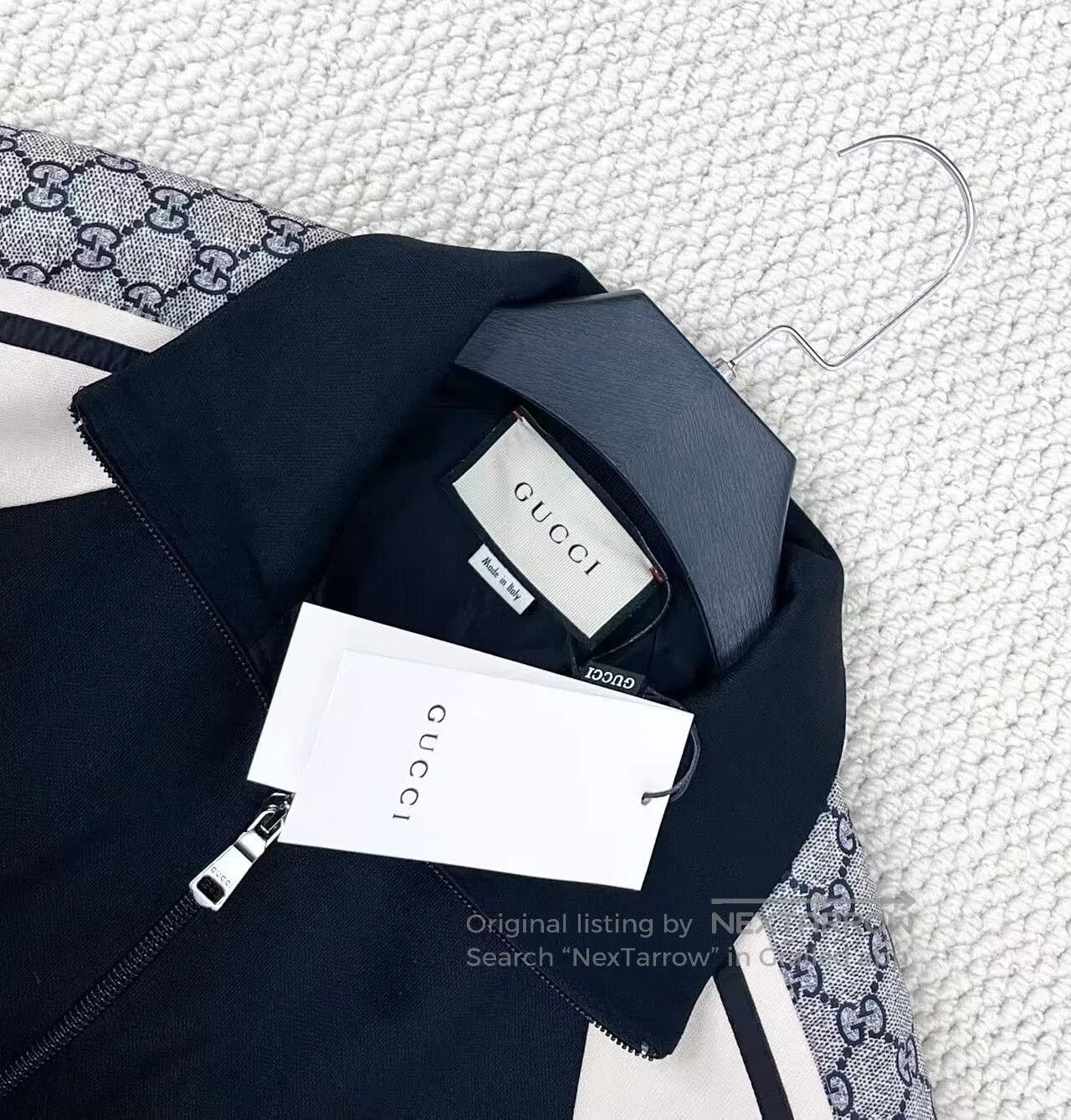 Gucci gucci black double g print zip jacket. Size US XL / EU 56 / 4 - 3 Thumbnail