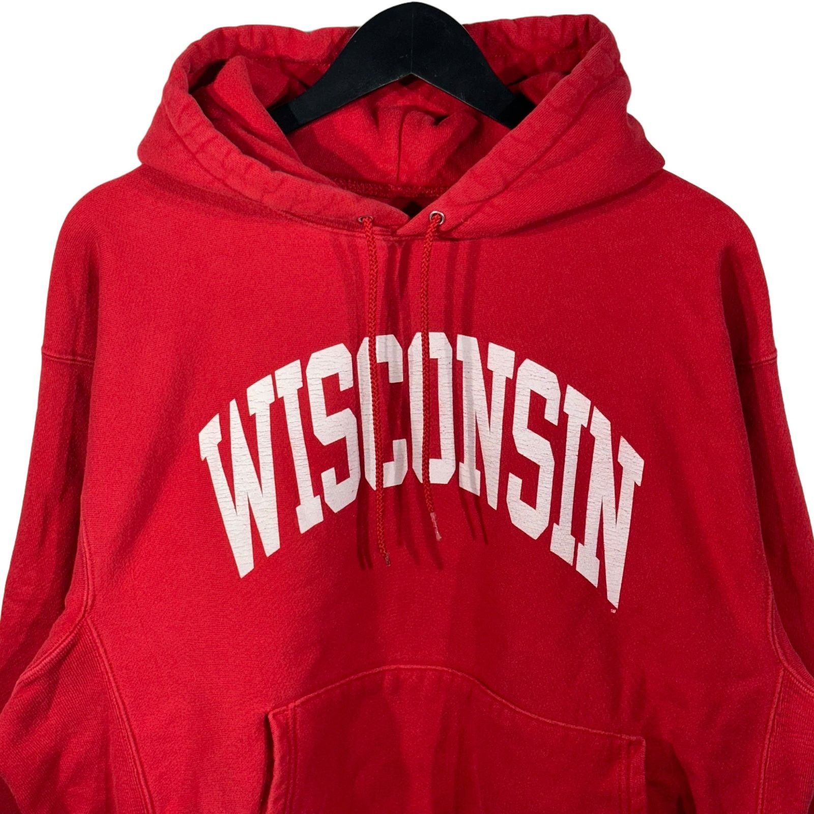 Champion Y2K Champion Premium Reverse Weave Wisconsin Hoodie Size US XXL / EU 58 / 5 - 2 Thumbnail