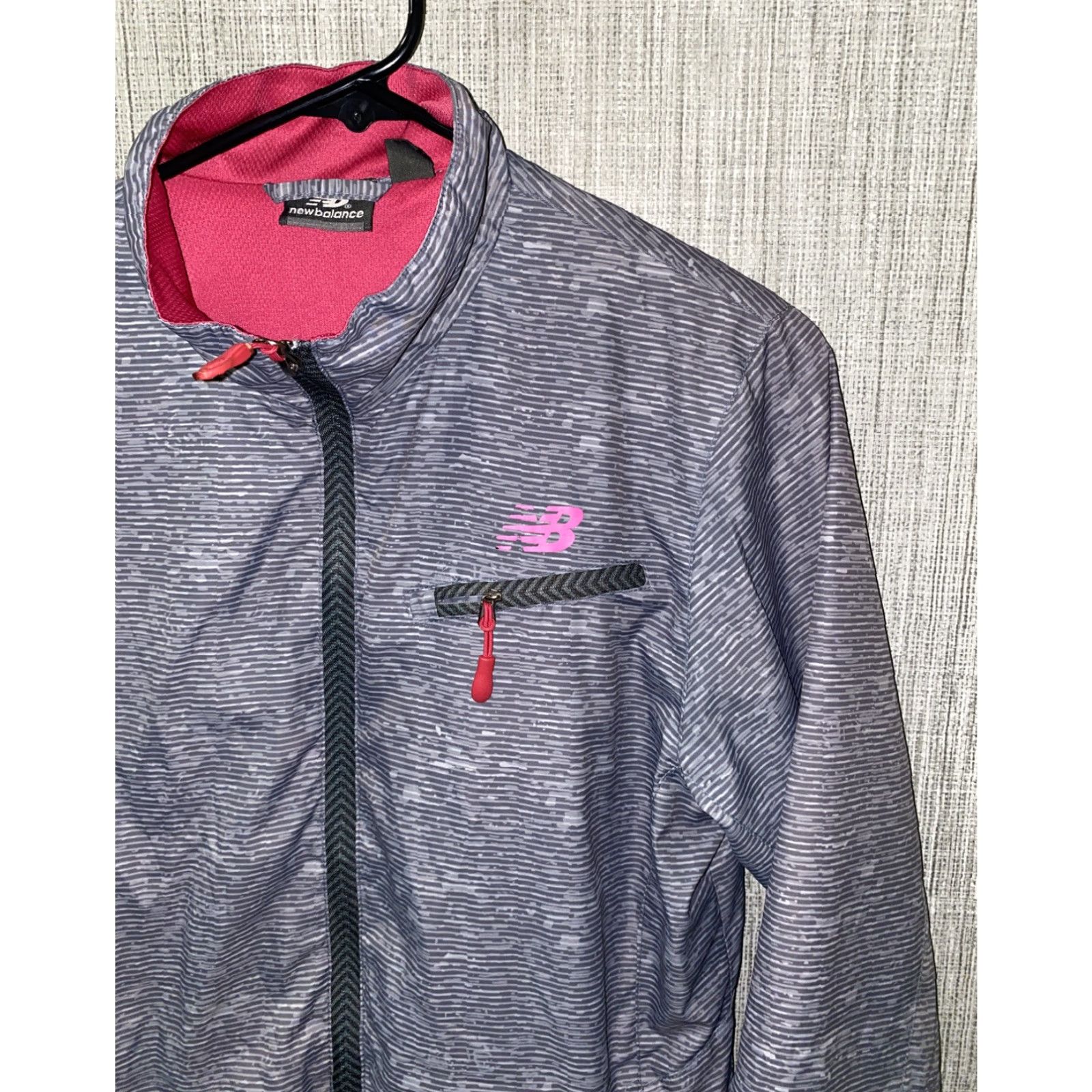 New Balance New Balance Women Gray Polyester Full Zip Jacket Size M Size M / US 6-8 / IT 42-44 - 2 Thumbnail