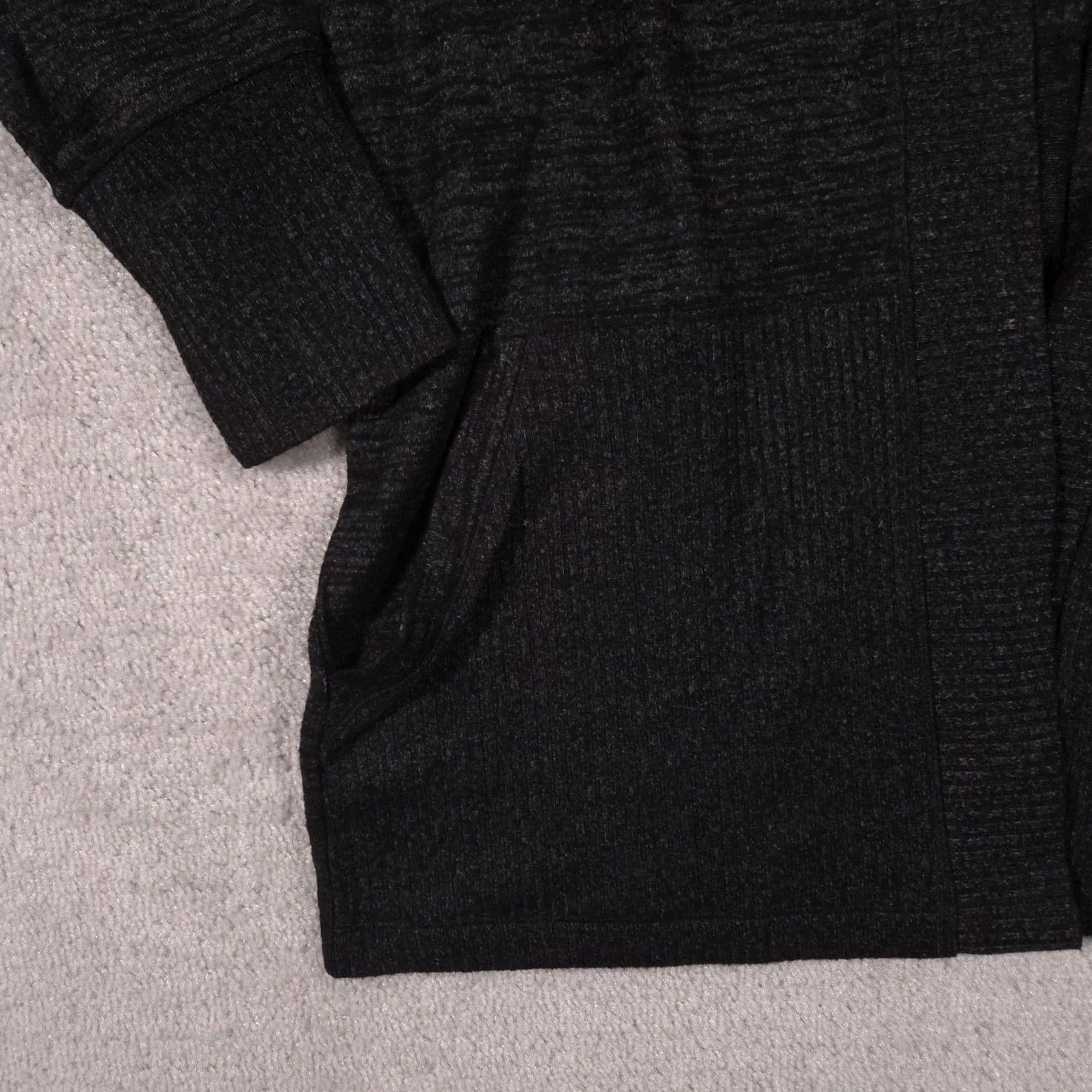 Vintage Chico'S Cardigan Sweater Womens 16/18 Black Open Front Knit Pockets Zenergy Size XXL / US 16-18 / IT 52-54 - 4 Thumbnail